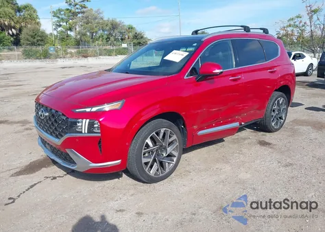 2022 Hyundai Santa Fe Calligraphy from USA, damaged, VIN 5NMS5DALXNH469291